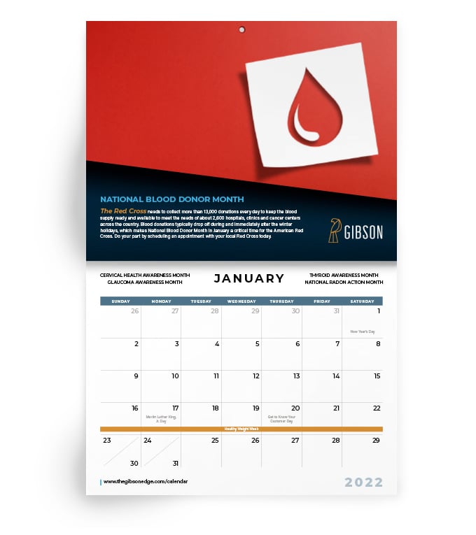 2022 Safety & Health Calendar